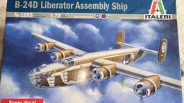 ITALERI B-24D Liberator Assembly Ship Kit 1:72