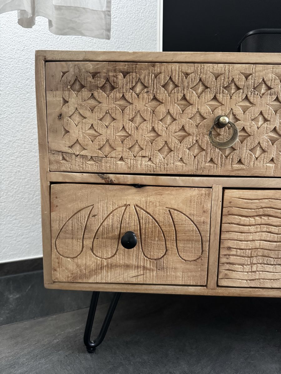 Micasa Mobili TV: TV Möbel aus Mangoholz – Nuovo e nell'imballaggio originale da Frutigen venduto da fabifabi03 1