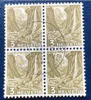4 er Block Nr.201 mit Vollstempel    