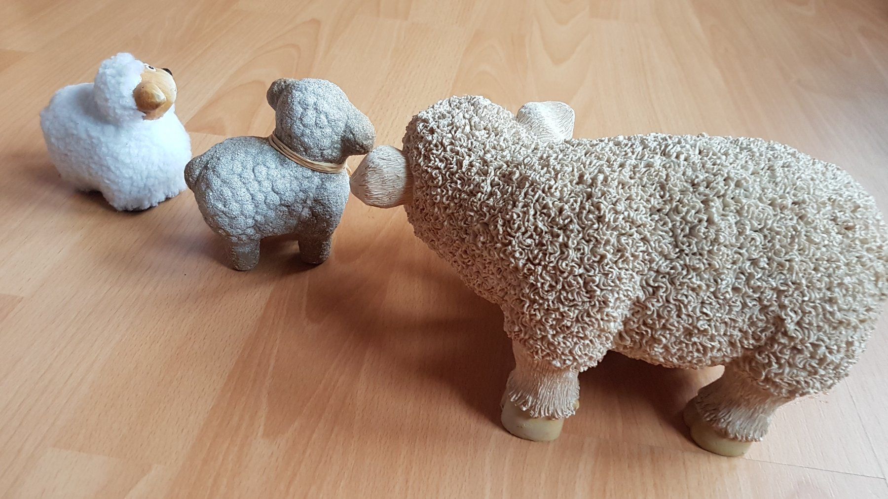 Statuette: 3 x SCHÄFLI DEKO – Usato da Sax venduto da prinzenrollen 1