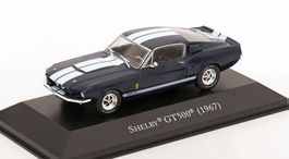 Ford Mustang Shelby GT500 1967 dunkelblau / weiss       1:43