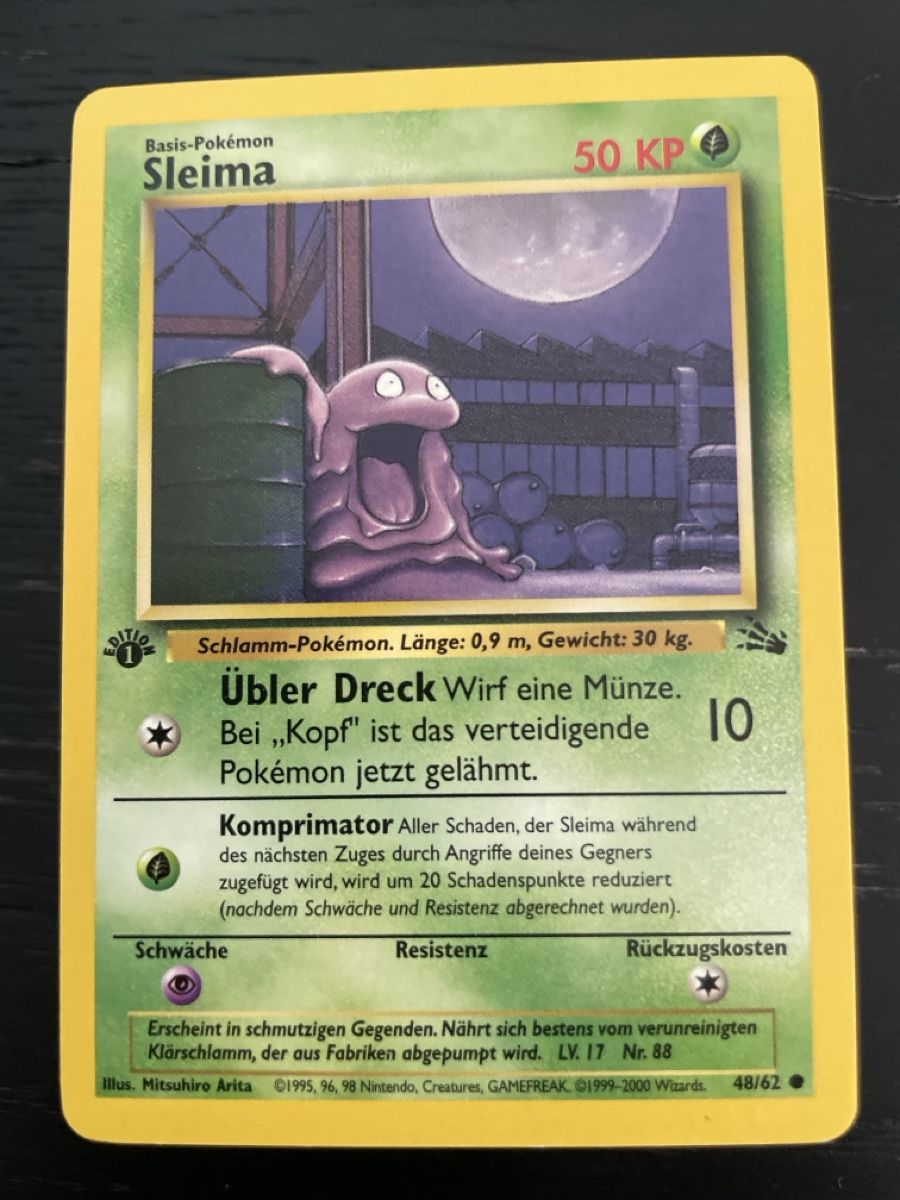 Pokémon Sammelbilder & Trading cards: Pokemon Sleima 48/62 1. edition vintage – Gebraucht aus Hugelshofen von Suimosa