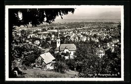 St. Margrethen, Teilansicht mit Kirche