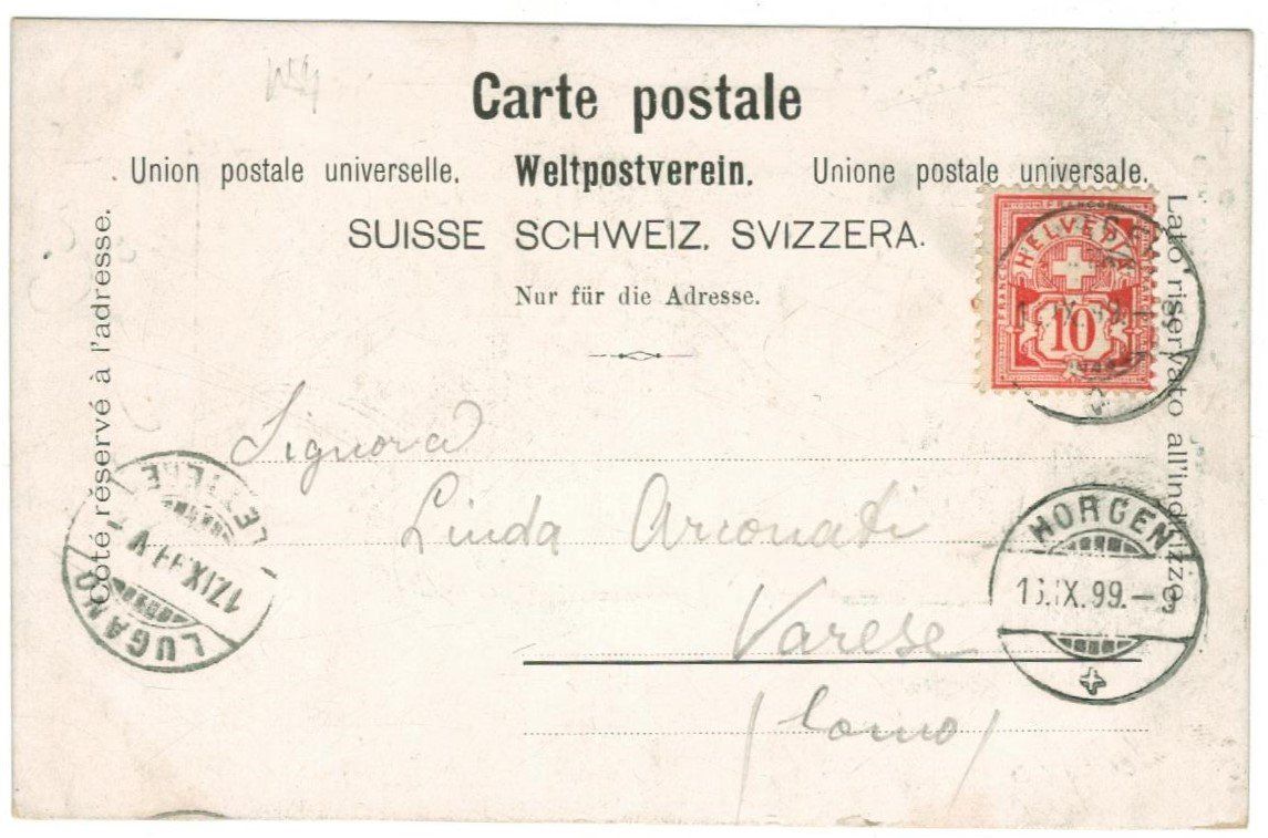 Cartes postales: AK Horgen 1899 – D'occasion à Zürich par Tolima194 1