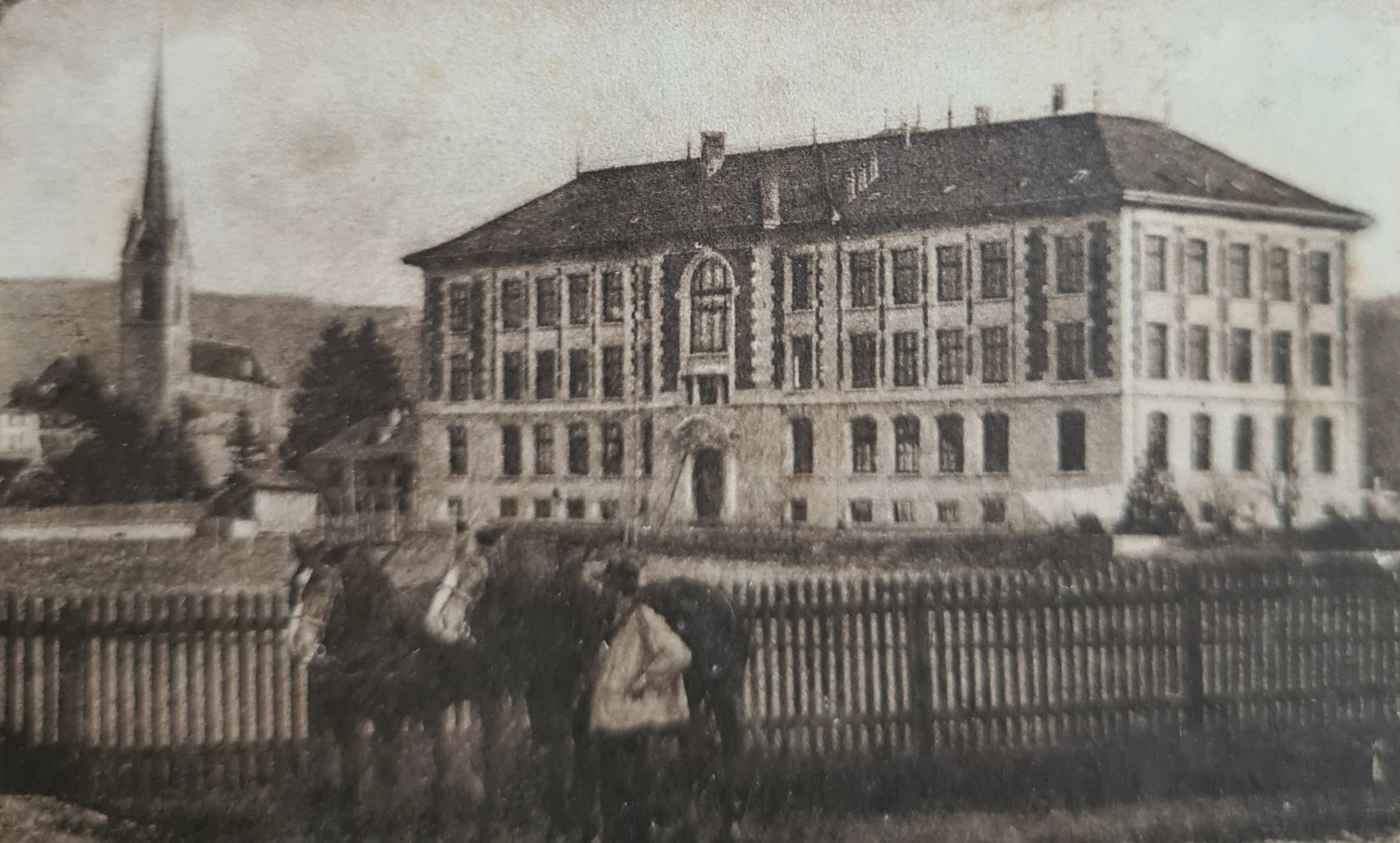 Cartoline postali: Burgdorf mit Gymnasium 1921 – Usato da Ebikon venduto da Donar50 1