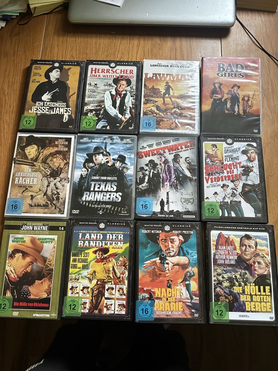 Alle DVDs: Große 75x Western, Sammlung Boxen OVP dvd – Gebraucht aus Benken ZH von Audi-erich 1