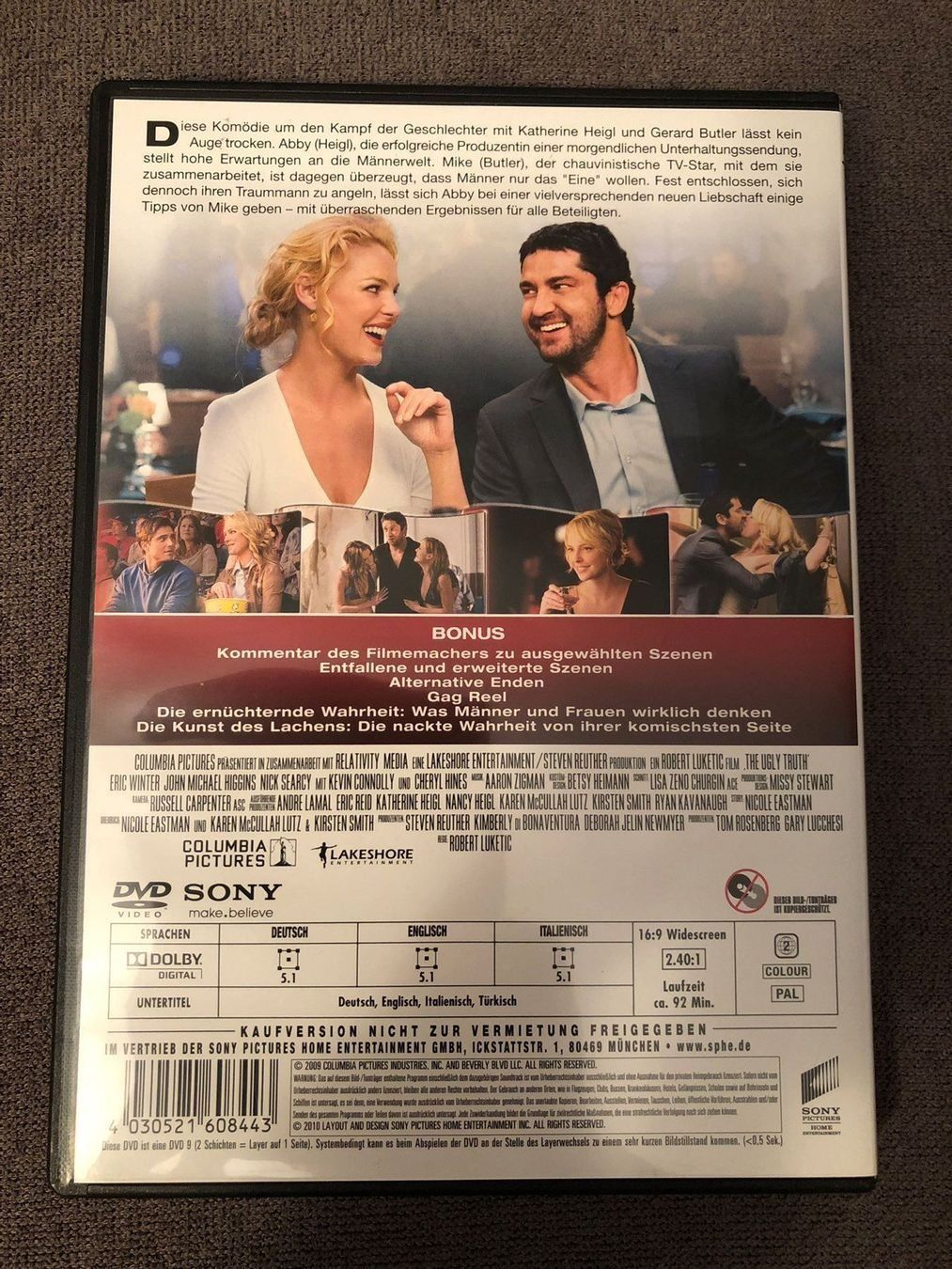Tutti i DVDs: Die nackte Wahrheit – Usato da Zollikofen venduto da jde_72zf 1