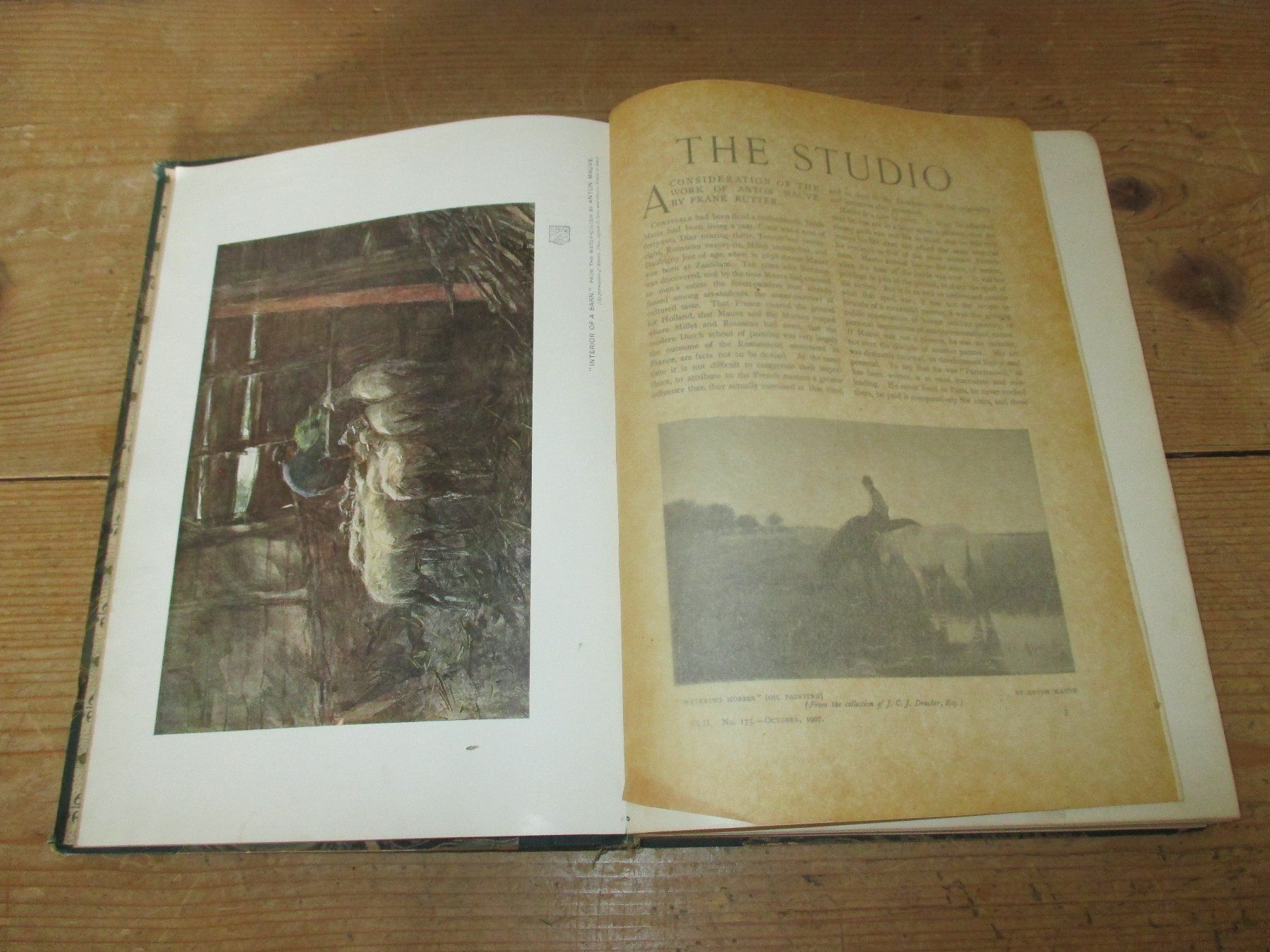 Bücher: Antikes Kunstbuch aus England, 1908 – Defekt aus Flims - Dorf von Stagediver 2