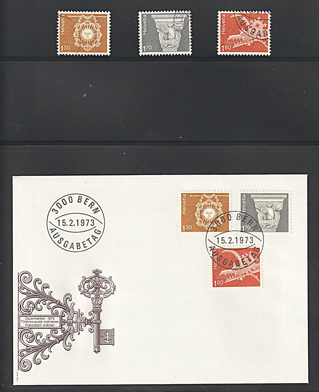 Alle Briefmarken: 1973 Architektur – Neu (gemäss Beschreibung) aus Frauenfeld von ottoleo