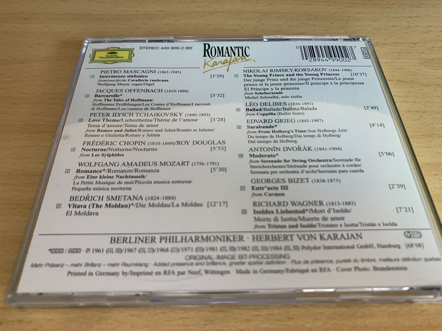 CD: Romantic Karajan - Berliner Philharmoniker – Usato da Rikon im Tösstal venduto da Alpenmutz 1