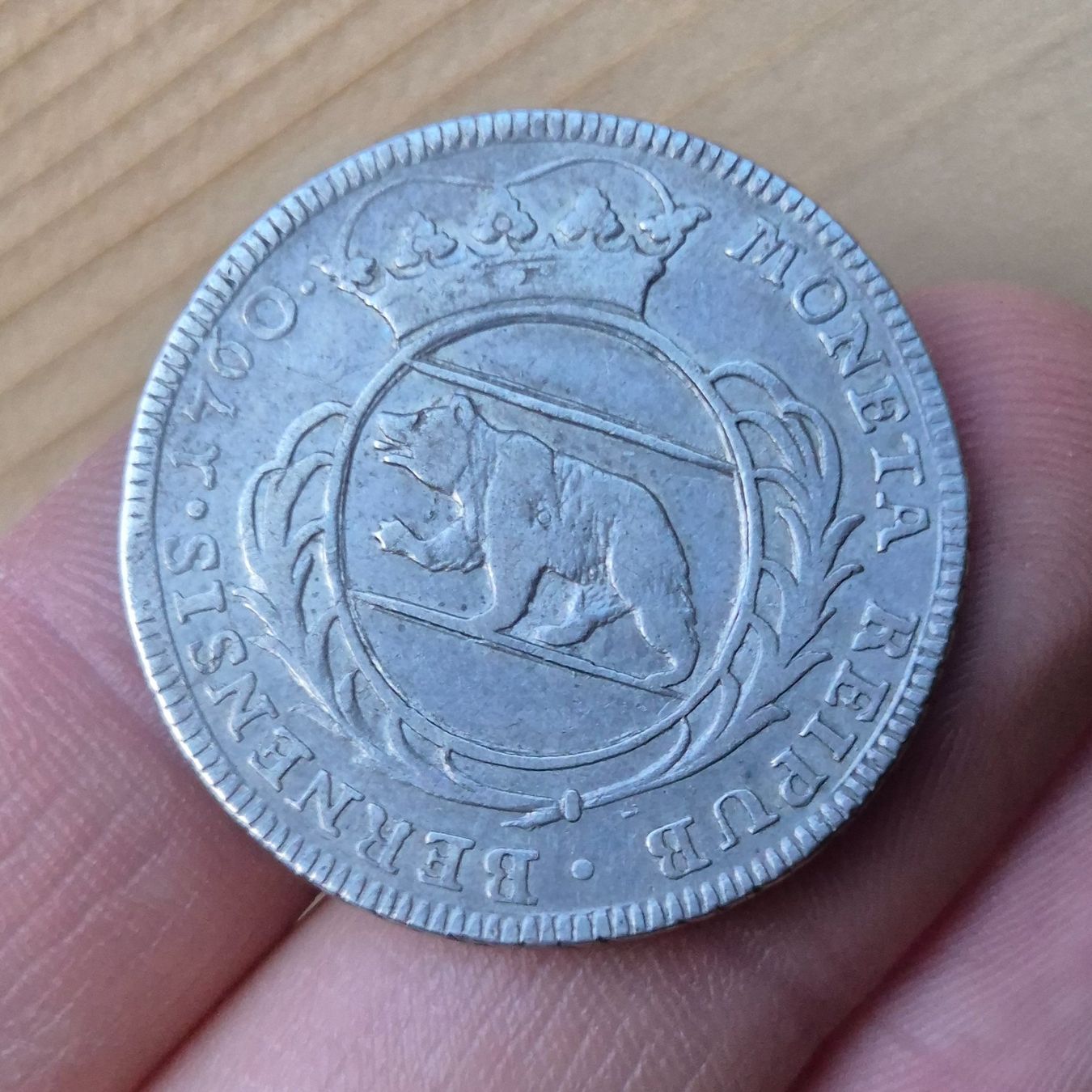 Toutes les monnaies: Bern Vierteltaler 1760 HMZ 2-220d – D'occasion à Flüelen par maxantik 3