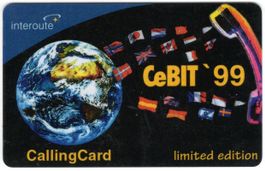 CeBIT '99 - seltene deutsche Prepaid Telefonkarte