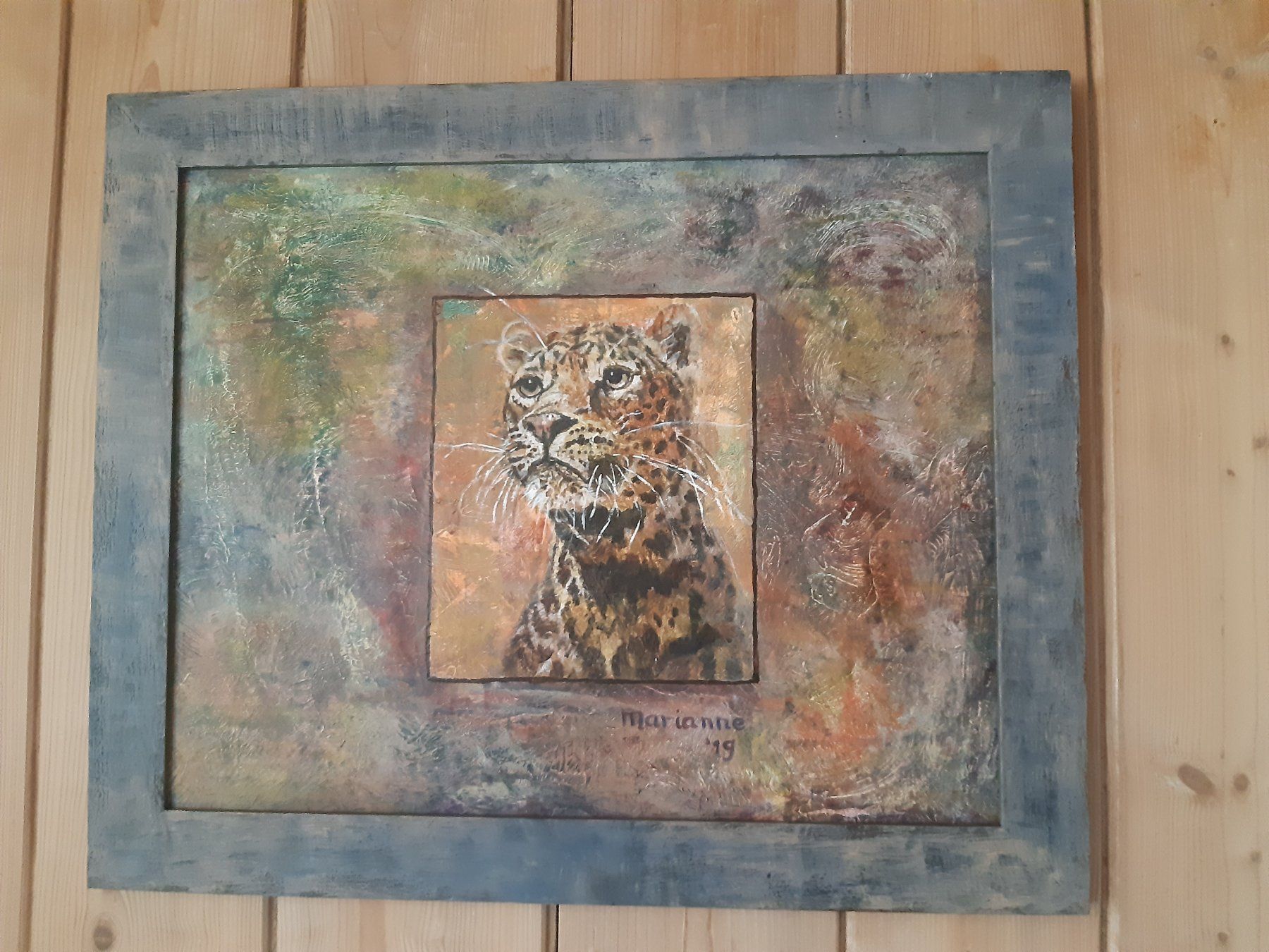 Dipinti: Originalgemälde Leopard – Nuovo e nell'imballaggio originale da Wünnewil venduto da Rocobi