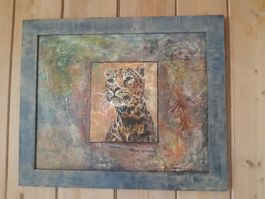 Originalgemälde Leopard