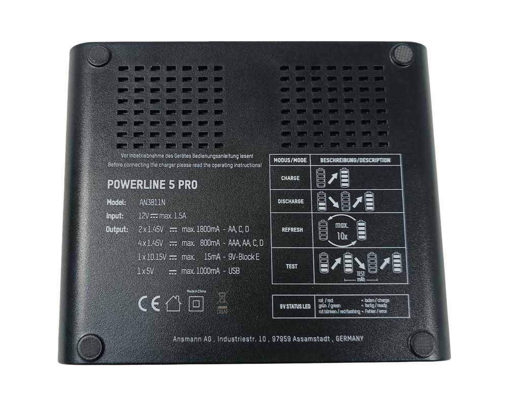 Caricatori & Batterie: ANSMANN Powerline 5 Pro Ladegerät, Modell AN3811N – Usato da Luzern venduto da Restwert_Luzern 4