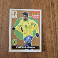 Panini Extra Sticker Vinícius Júnior Brasil bronze