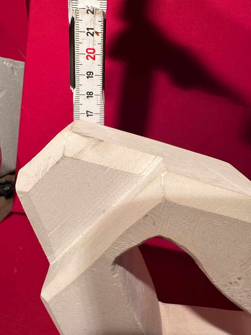Statuette: Sculpture abstraite en gips design moderne et unique! – Usato da Lausanne venduto da artnouveau04 2