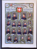 Schweizer Heerführer Lithographie