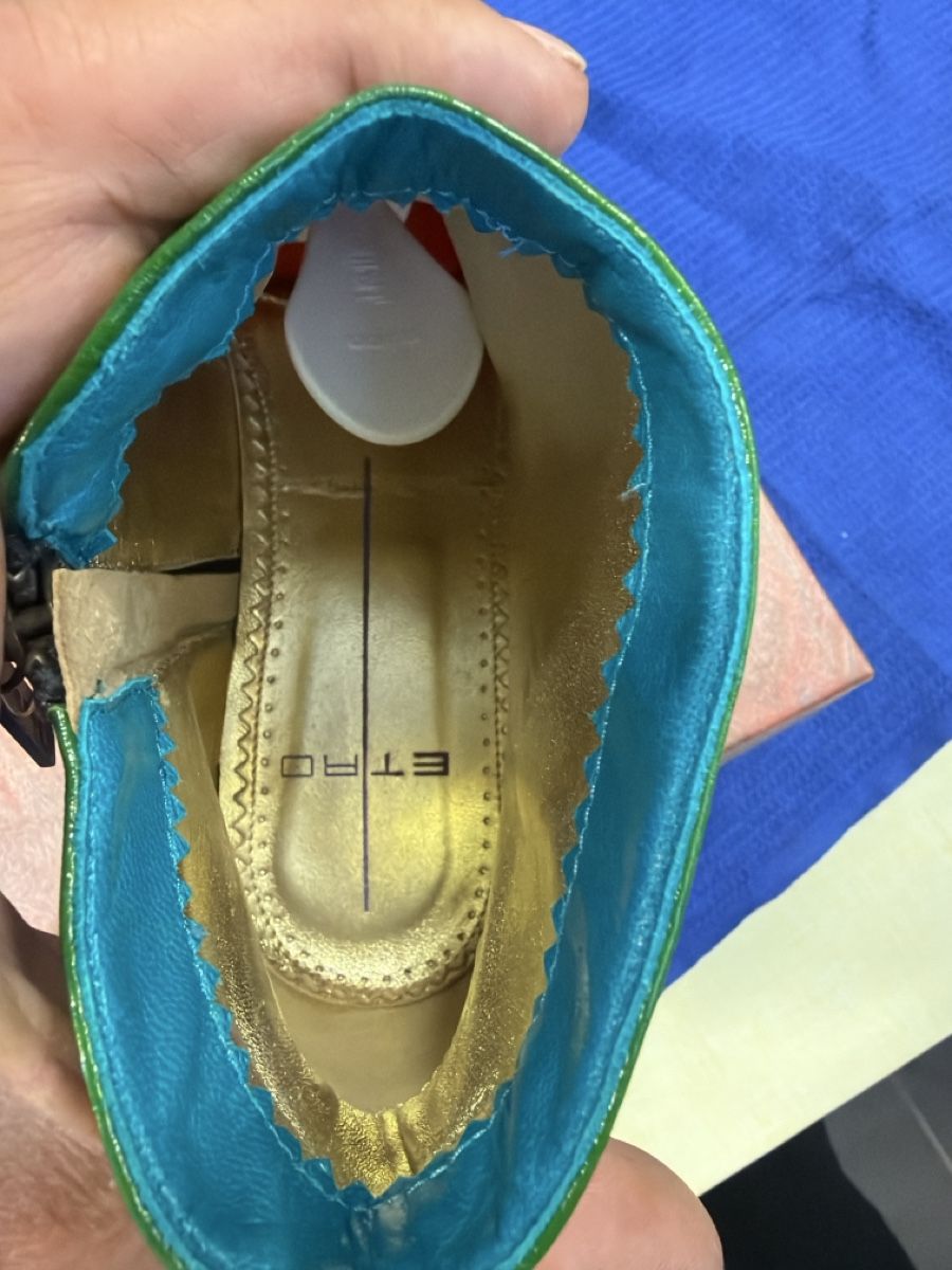 Etro Chaussures femmes: Etro Stiefeletten Leder blau Grösse 39 – D'occasion à Wildegg par otown-brocki 1