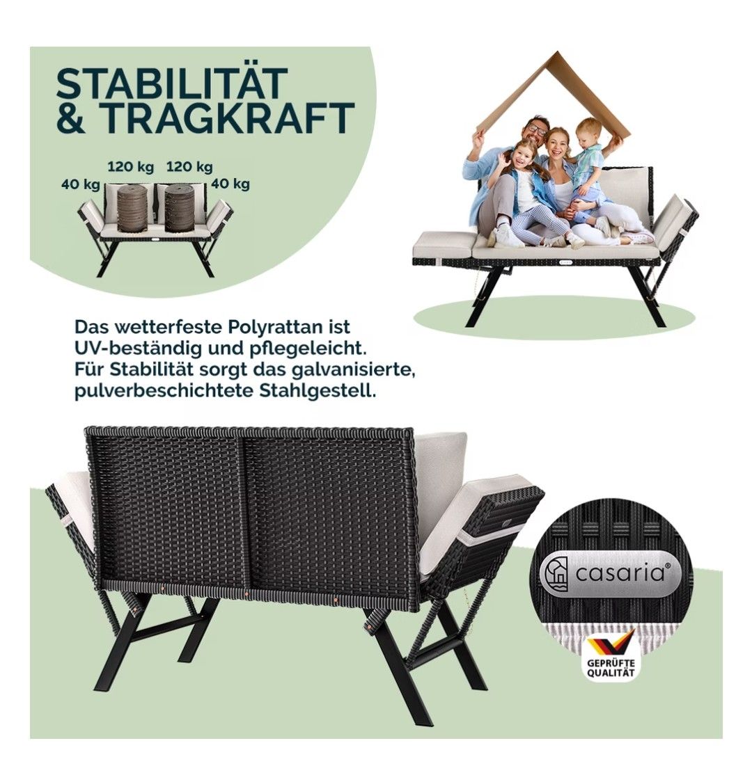 Liegen & Liegestühle: Gartenbank Casaria – Gebraucht aus Zürich von ili_jzy7 4