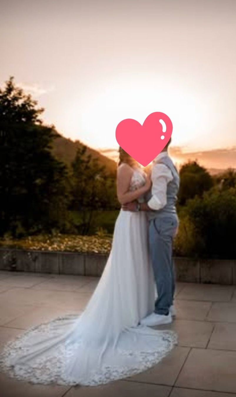 Vestiti: Hochzeitskleid Bianco Evento Beryl – Usato da Bad Zurzach venduto da camasp