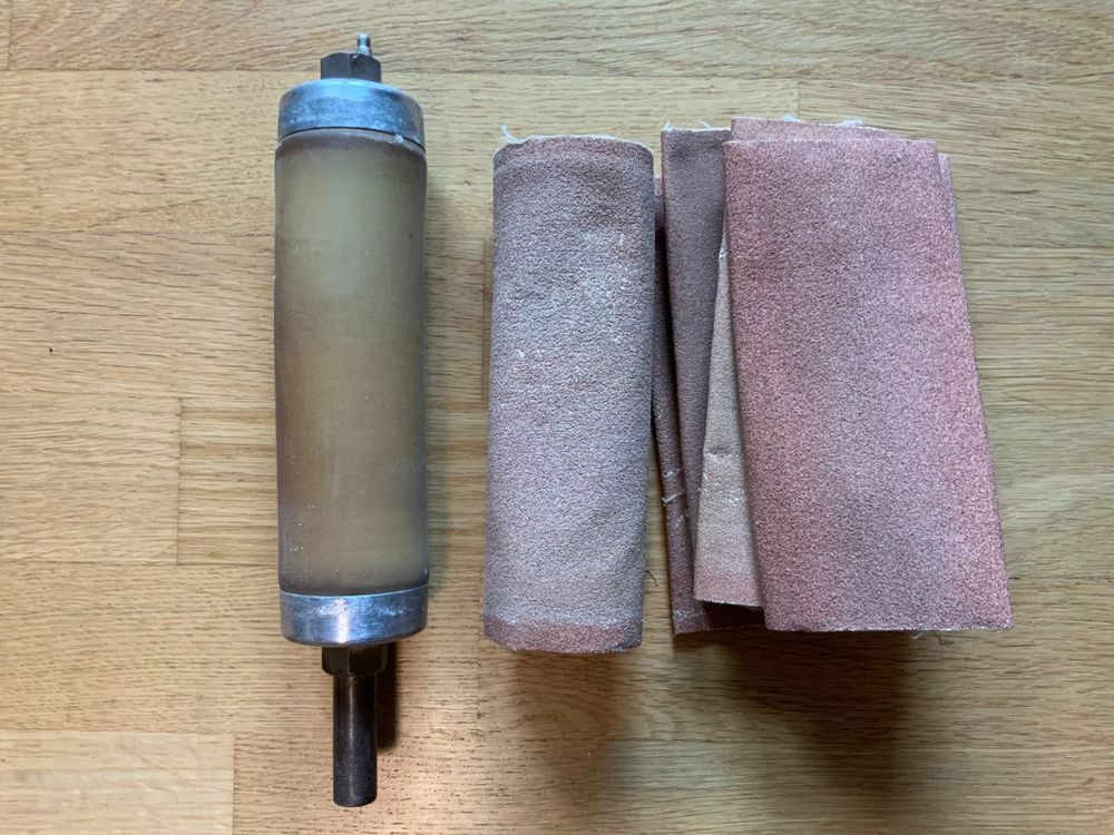 Friedemann Wache 120ST Schleifwalze – D:120mm, H:120mm, Für Fräse Mit 30er Spindel (Made In Germany)