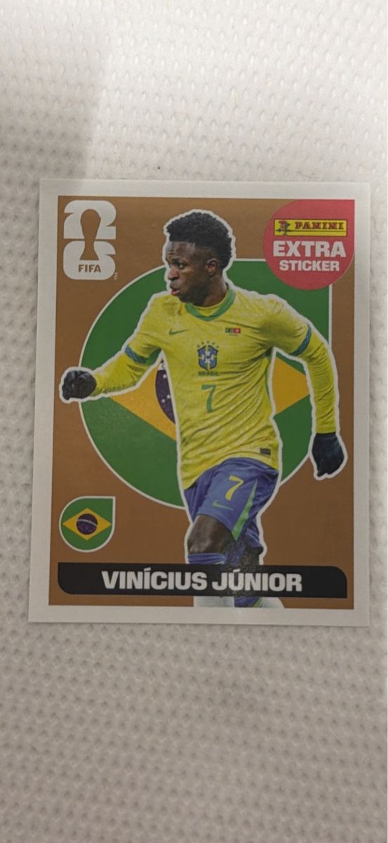Panini Sammelbilder & Trading cards: Vinicius junior extra sticker gold – Neu und originalverpackt aus Kaltbrunn von LuanHa