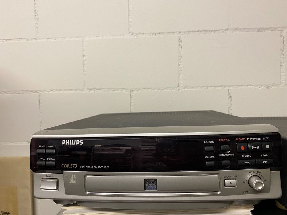 Philips CDR 570 Mini Audio CD Recorder Kaufen auf Ricardo