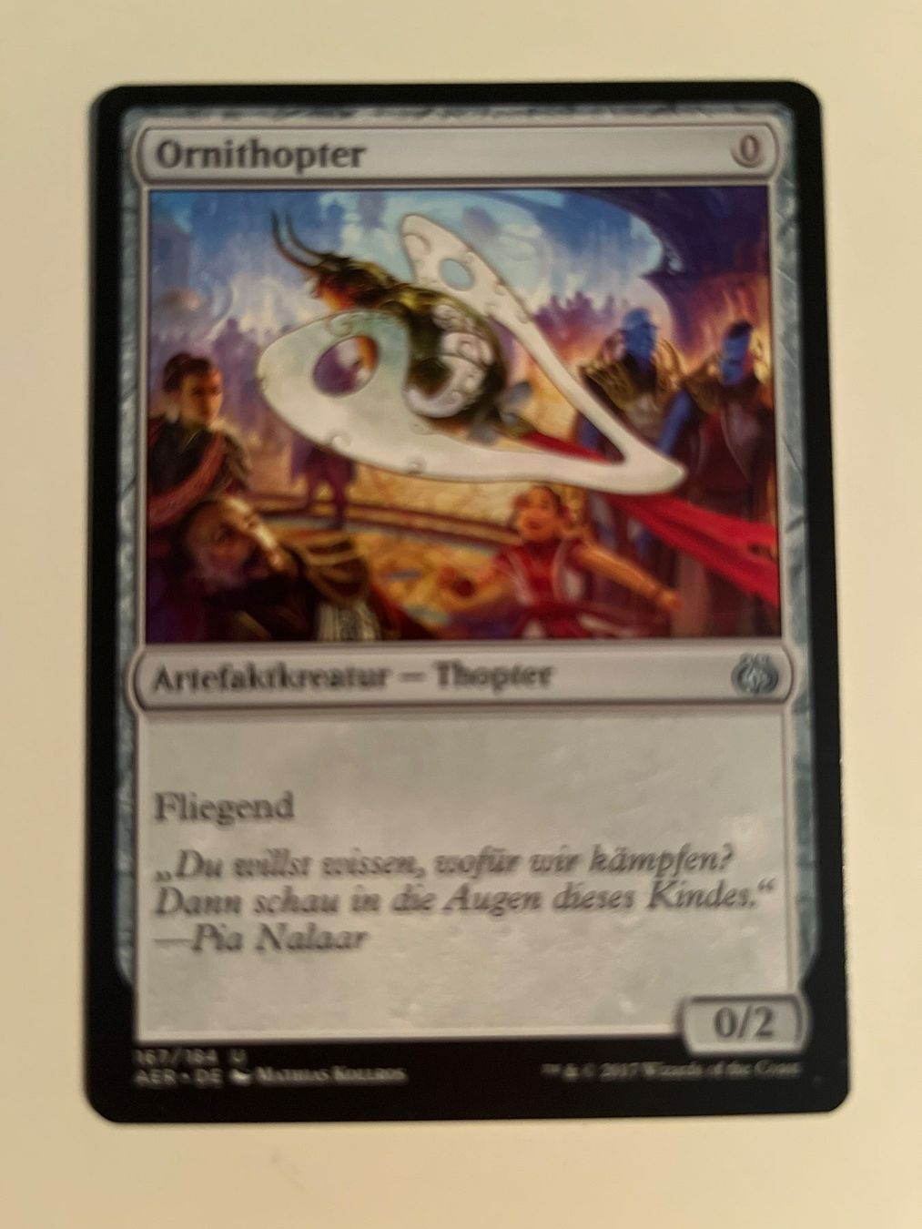 Magic The Gathering Carte collezionabili: 1 x Ornithopter - Magic: The Gathering - MtG – Usato da Kriens venduto da Shadi1980