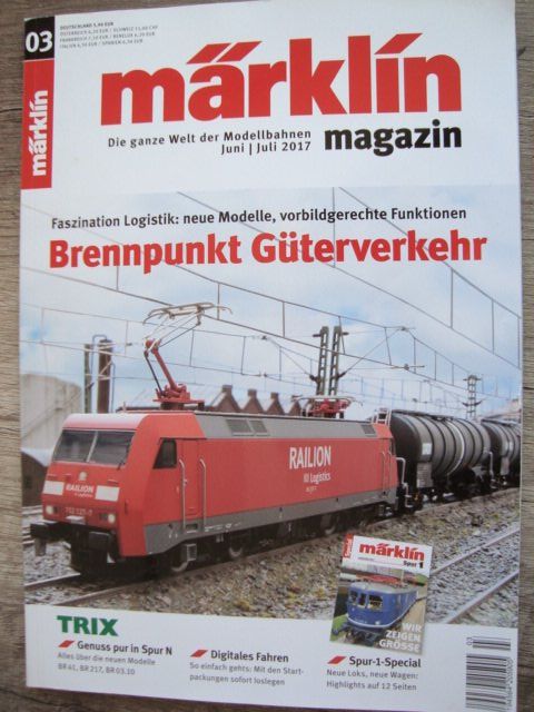 Riviste & Magazine: Märklin Magazin Nr. 03 Juni / Juli 2017 – Nuovo (secondo la descrizione) da Thun venduto da Abigboss