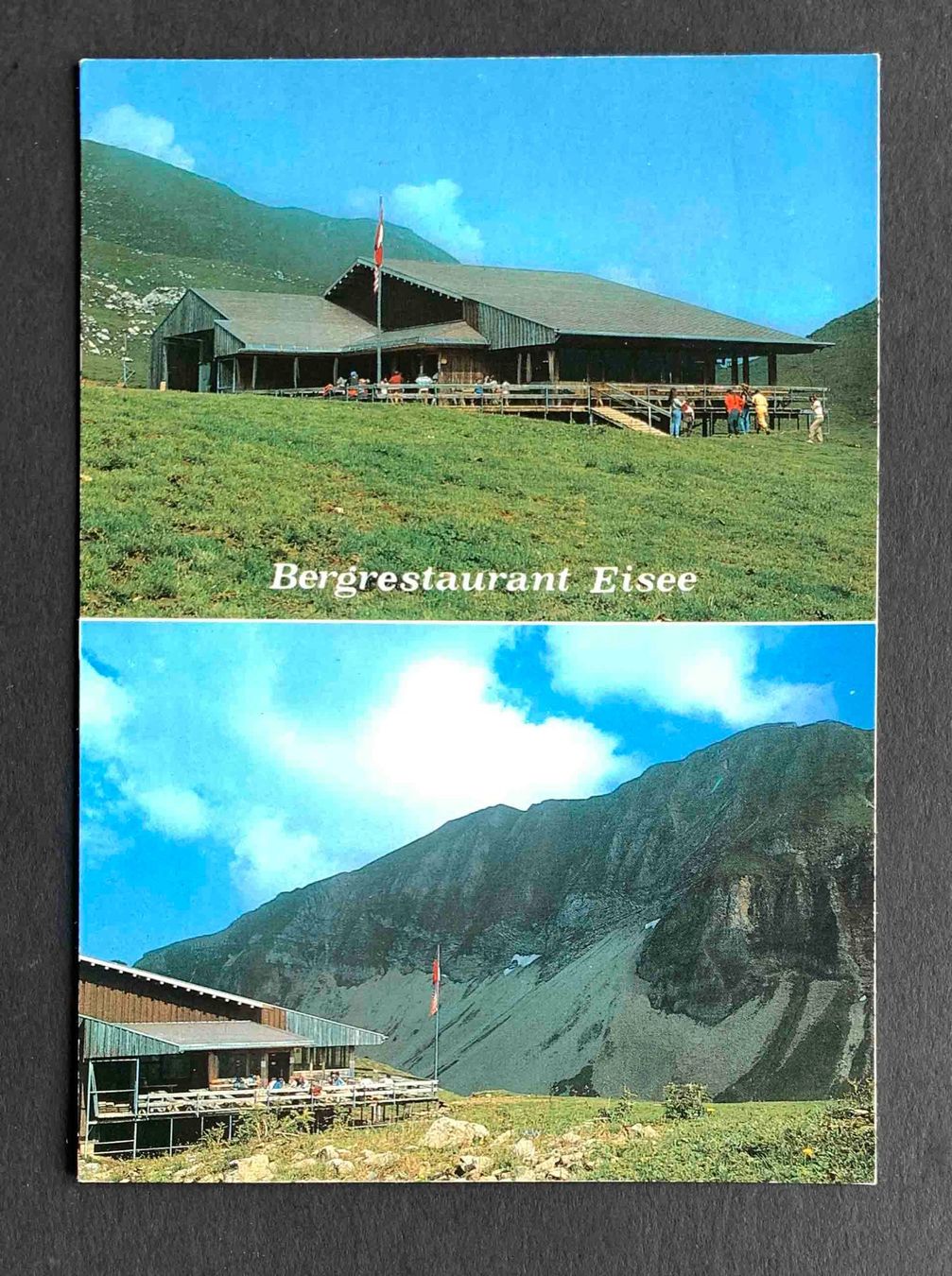 Cartoline postali: AK Sörenberg Bergrestaurant Eisee Luftseilbahn Brienzer Roth – Usato da Goldau venduto da artelier1