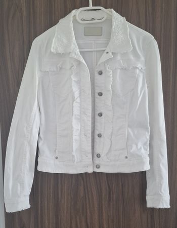 Weisse Jeansjacke von Marccain 38
