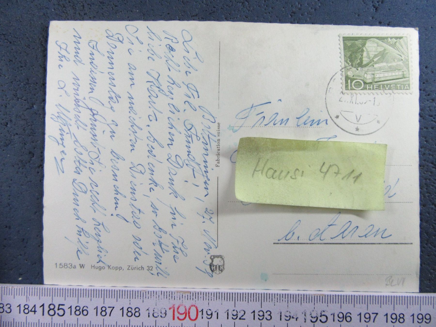 Cartoline postali: BOTTMINGEN BL AK 1959 BUG – Usato da Ettingen venduto da Hausi4711 2