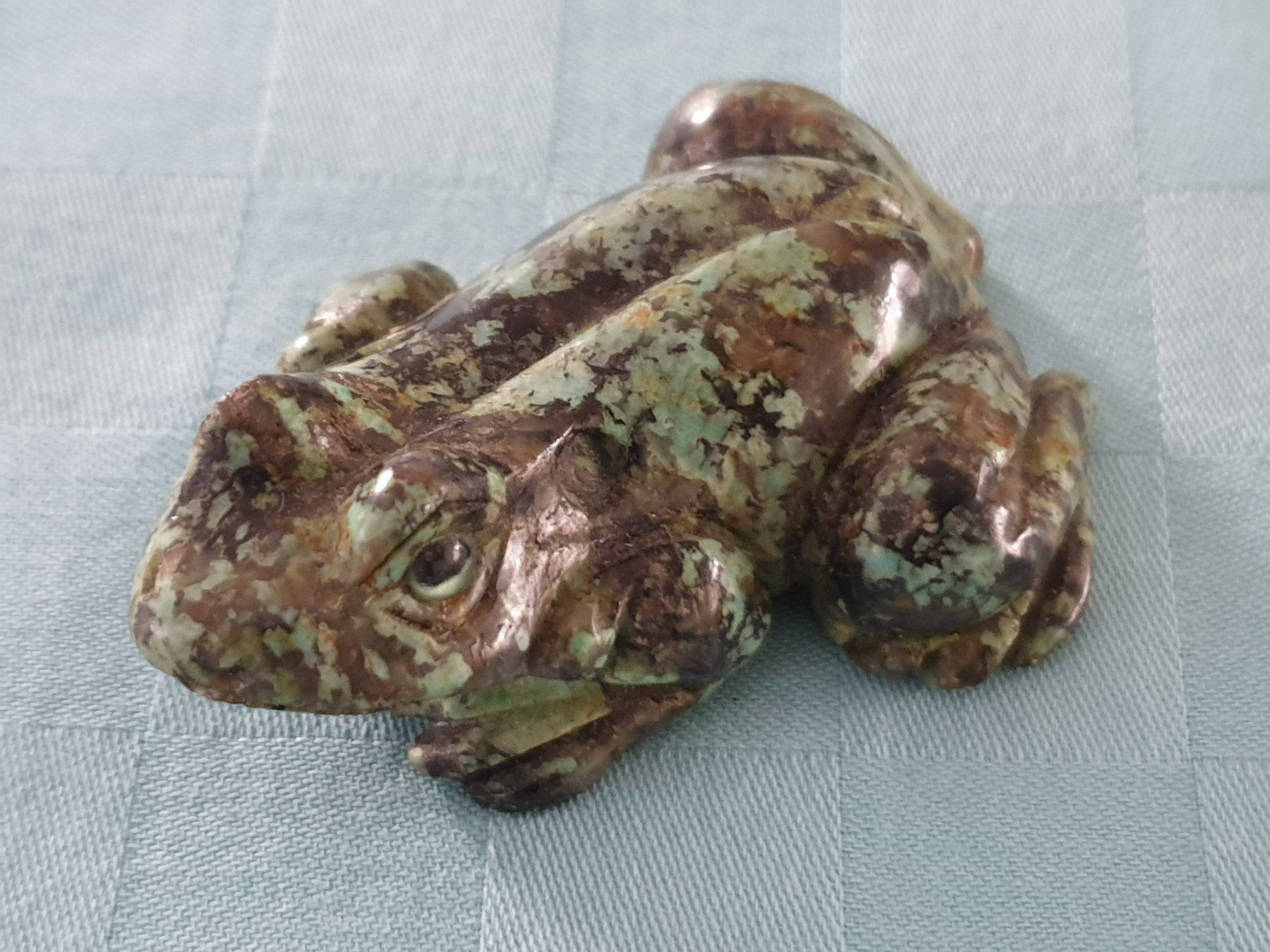 Statuette: Frosch Figur aus Stein – Usato da Mörschwil venduto da spirspi
