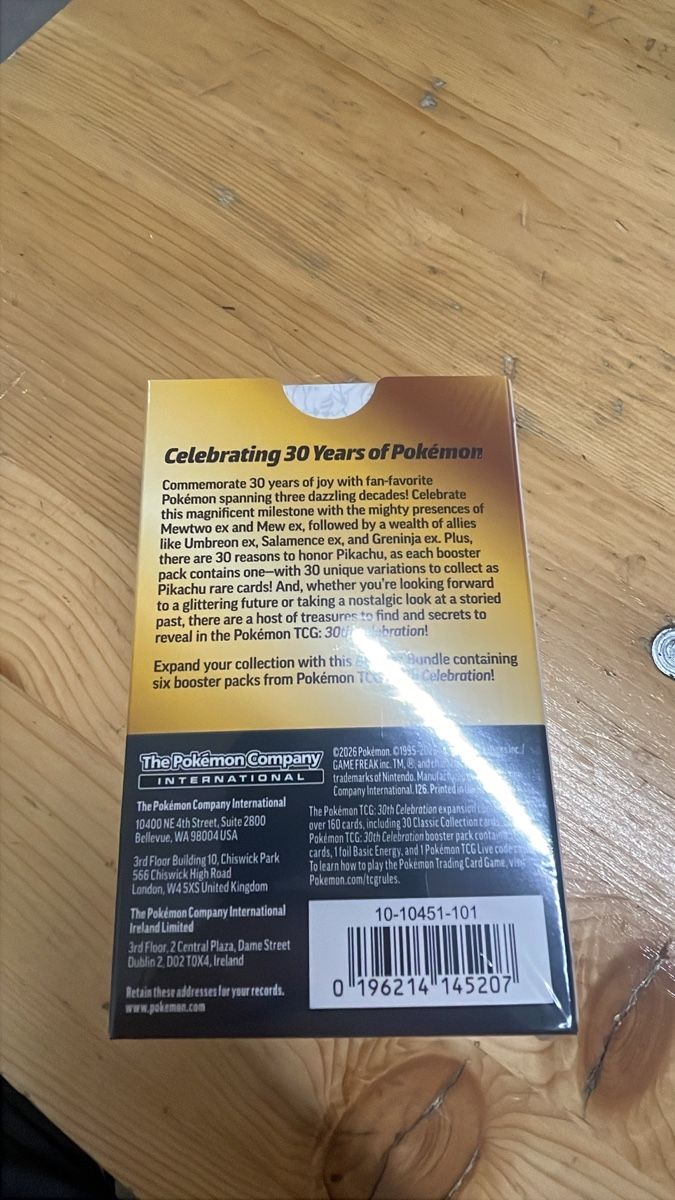 Cartoline: POKEMON 30th Booster Bundle EN – Nuovo (secondo la descrizione) da Neuhausen am Rheinfall venduto da Dario0982 2