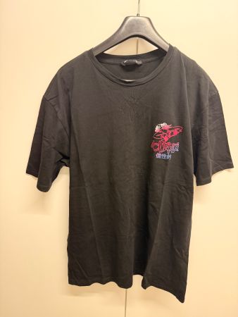 T-Shirt LCW Casual schwarz mit Grafik Grösse M-L