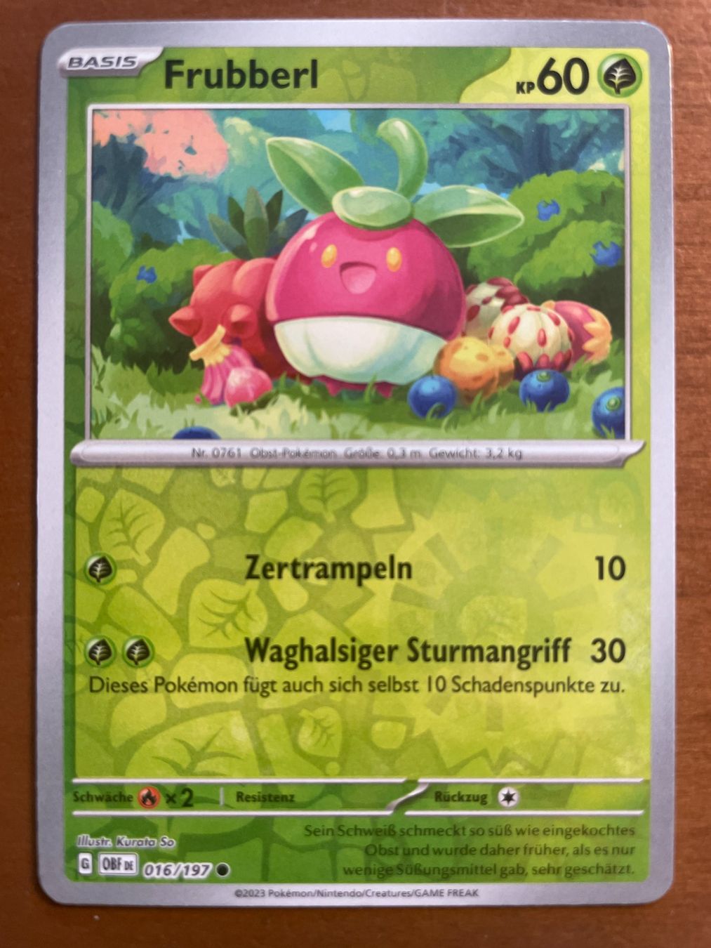 Pokémon Sammelbilder & Trading cards: Pokemon Frubberl Reverse (Versand gratis) – Neu (gemäss Beschreibung) aus Chur von Angerson