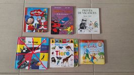 Divers livres enfants (Oui-Oui, Lola, Tiere...)