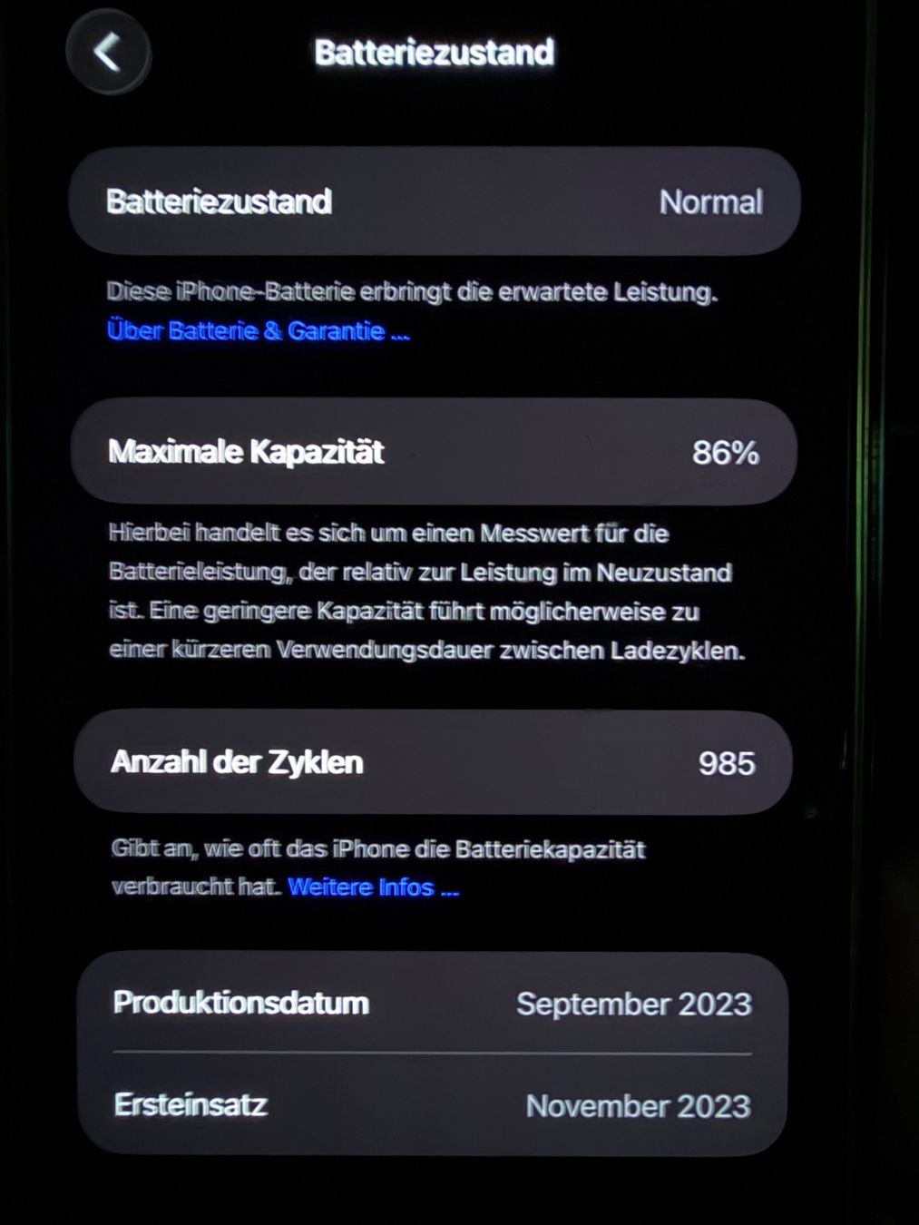 Apple Handys / Smartphones: Apple iPhone 15 Pro Max 1TB Black Titanium + OVP – Gebraucht aus Männedorf von bir_gt85 8