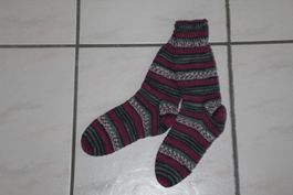 Handgestrickte Socken Grösse 36/37