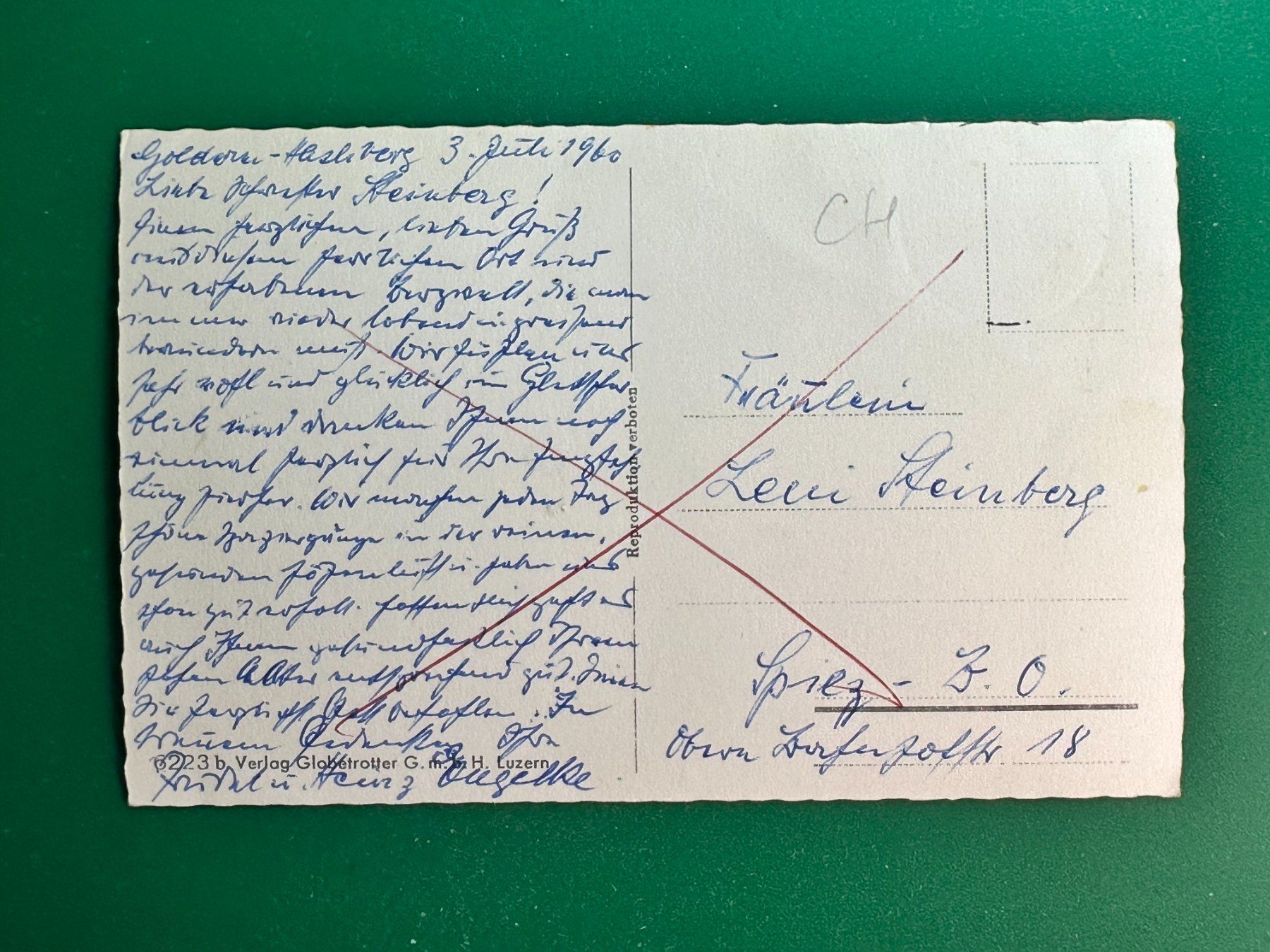Ansichtskarten: Goldern (Hasliberg) – Gebraucht aus Steg VS von danwer74 1