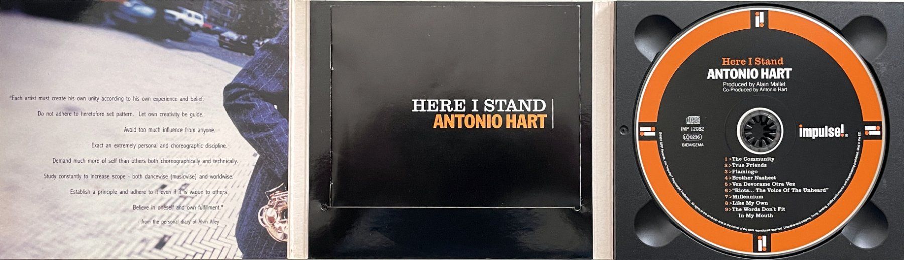 CD: Antonio Hart CD Digipack - Here I Stand – Usato da Savagnier venduto da Ne2065 2