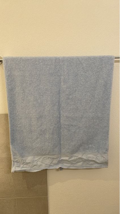 Laura Biagiotti Frottee-Badetuch – 100% Baumwolle, Grau, 100 X 150 Cm