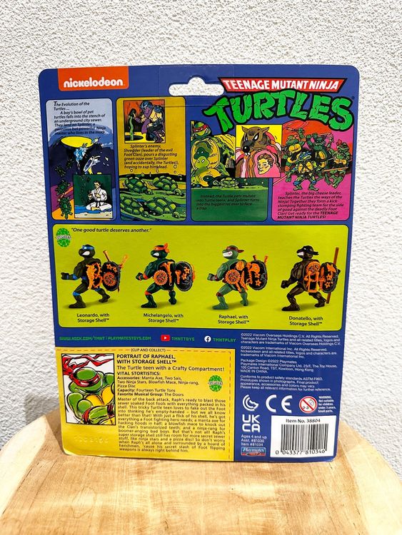 Neu tmnt 2022 Playmates Ninja Turtles Raphael Storage Shell (Neu und ...