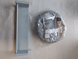 Hängeregal grau mit Stern & kleines Regal