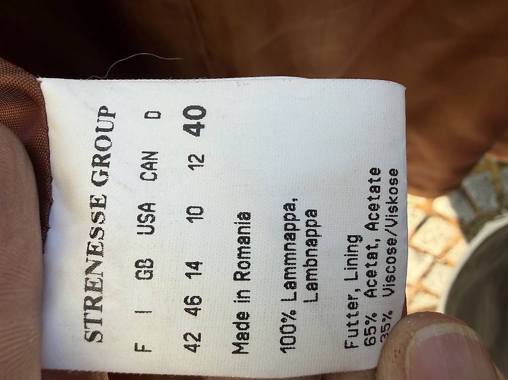 Giacche: Strenesse Lederjacke (Lammnappa) – Usato da Bern venduto da dexter123 2