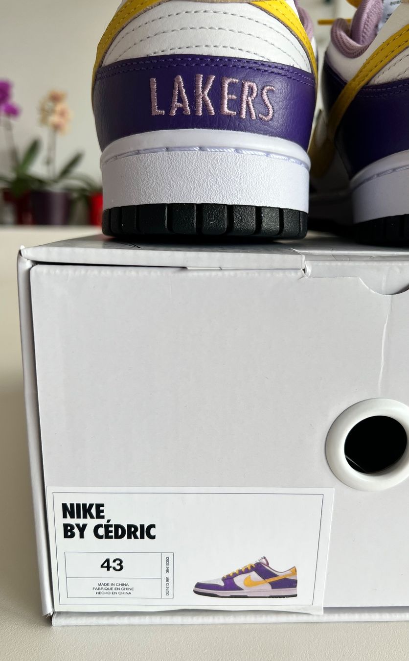 Nike Scarpe da uomo: Nike Dunk low by you Lakers 43 – Nuovo e nell'imballaggio originale da Savièse venduto da Cedric007 4