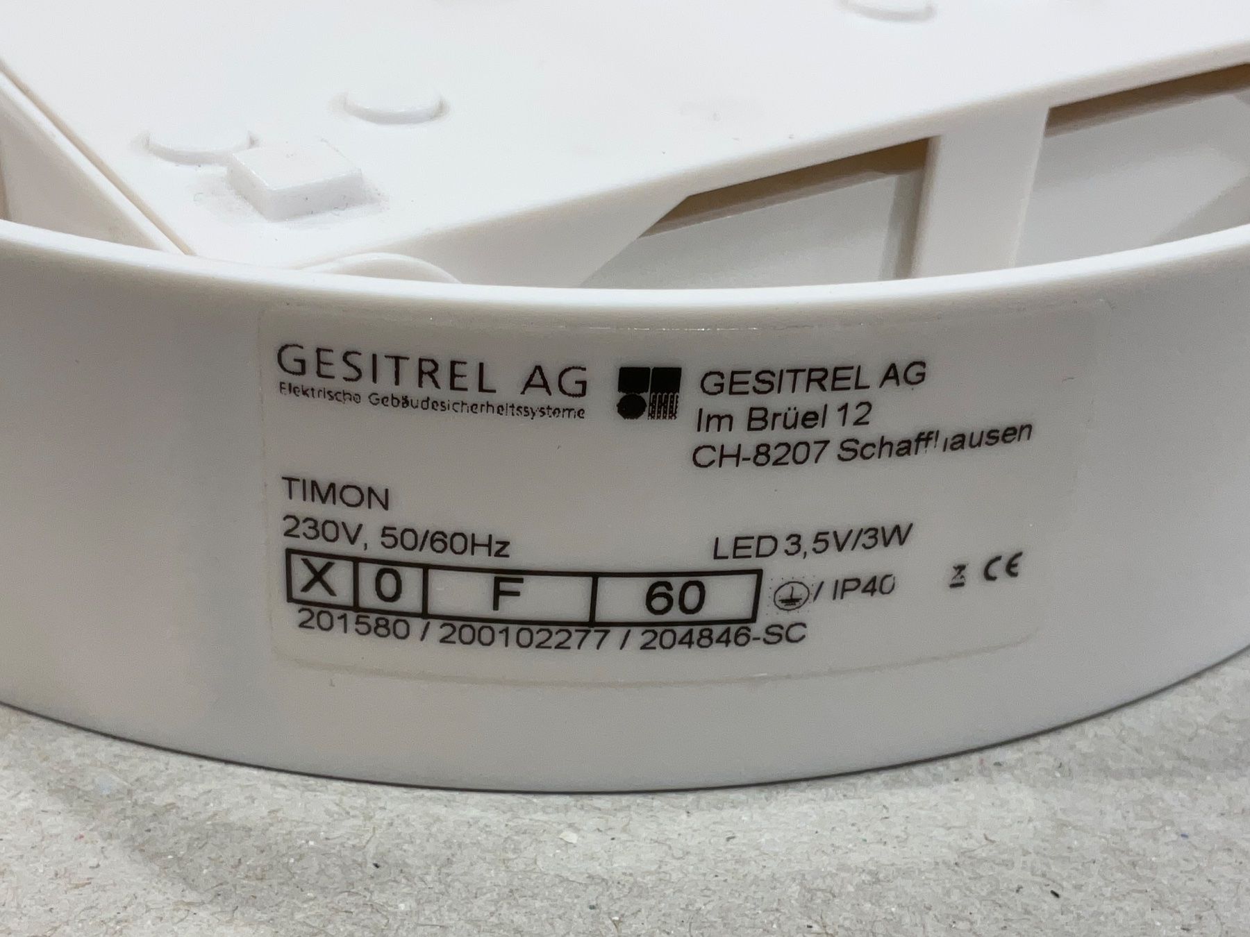 Lampade: Posten 24Stk Gesitrel TIMON Sicherheitsleuchte LED – Usato da Derendingen venduto da Meisterstuecke 8