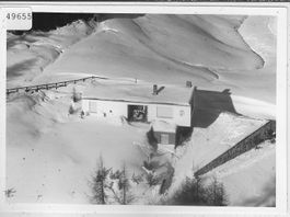Flugaufnahme Davos Tschugga - Photo: 90x120mm