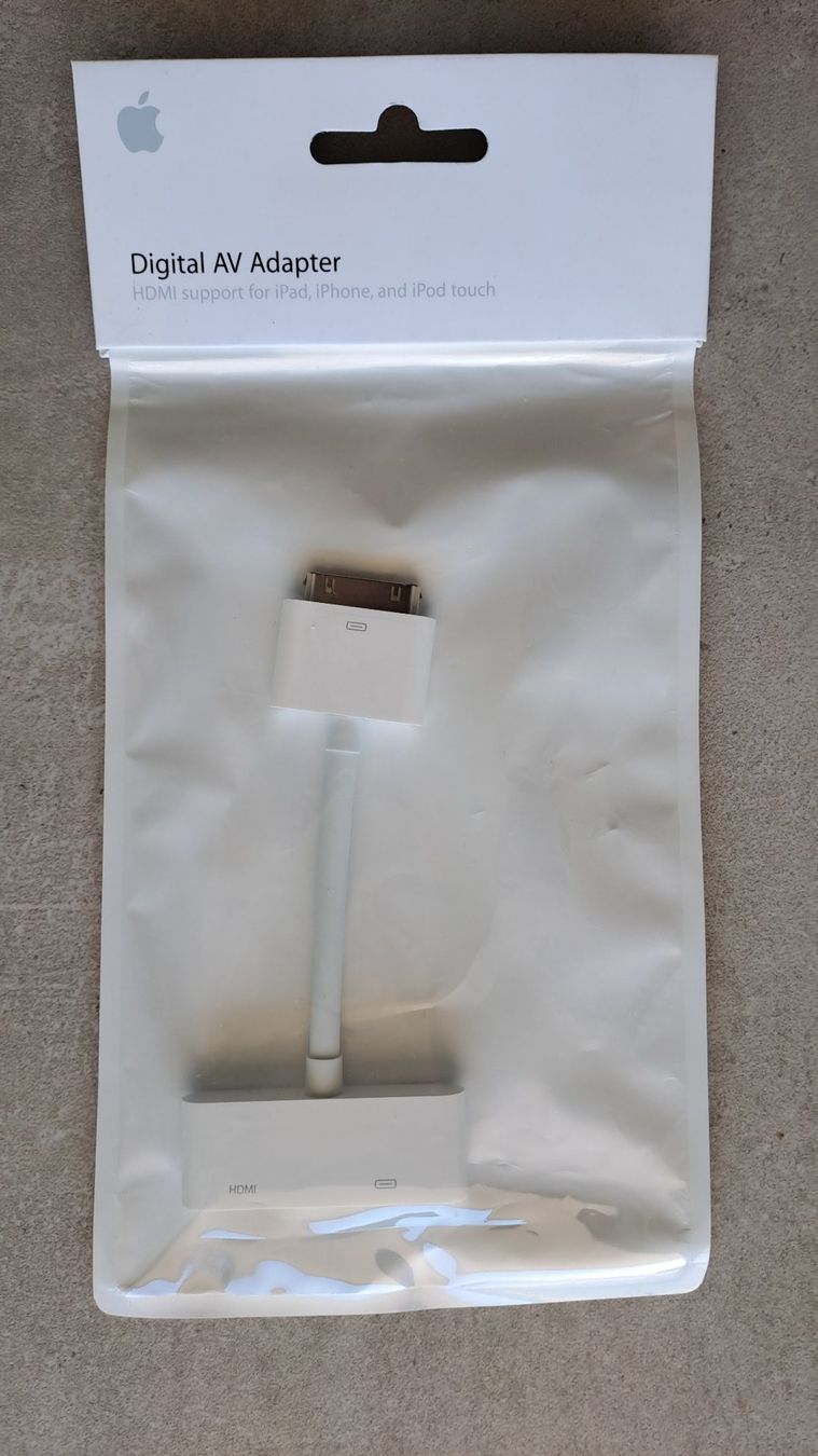 Apple Unità & Adattatore: Apple 30-poliger Digital AV Adapter - NEU – Nuovo e nell'imballaggio originale da Caslano venduto da Welaberg